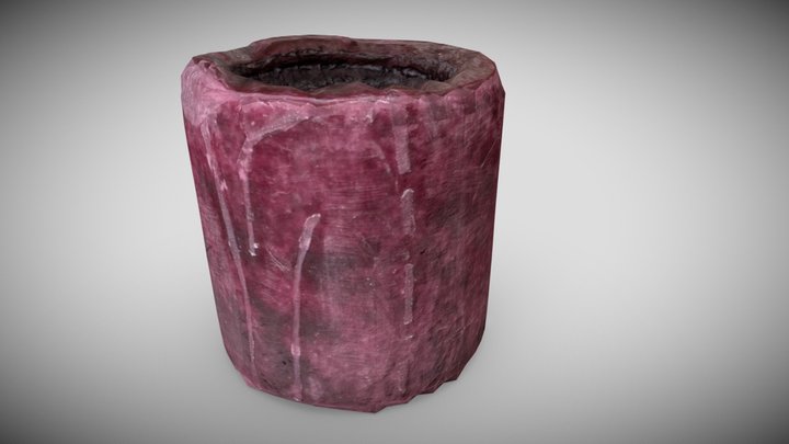 Candle Spooky Diorama 3D Model