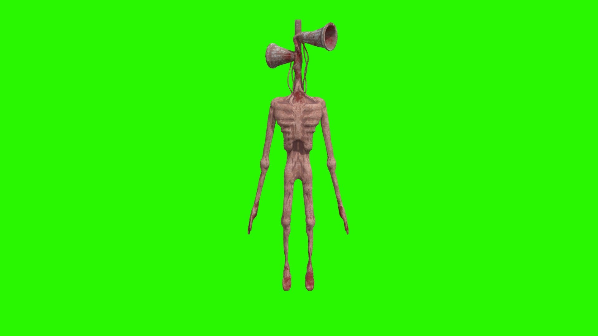 Siren-head-retextured@ Zombie Stand Up