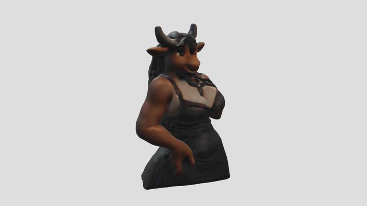 3D Tauren AI generated (local) 3D Model