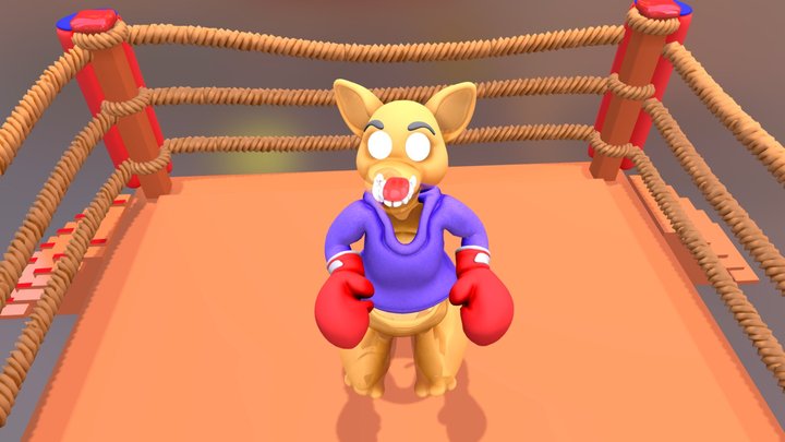 Boxy the kangaroo! – Kostenloses 3D-Modell STL