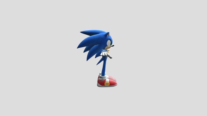 Xbox 360 - Sonic The Hedgehog 2006 - Sonic 3D Model