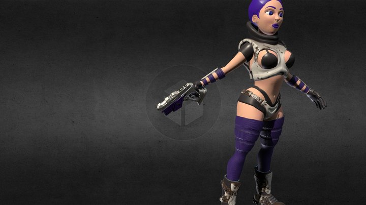 Cosmo girl 3D Model