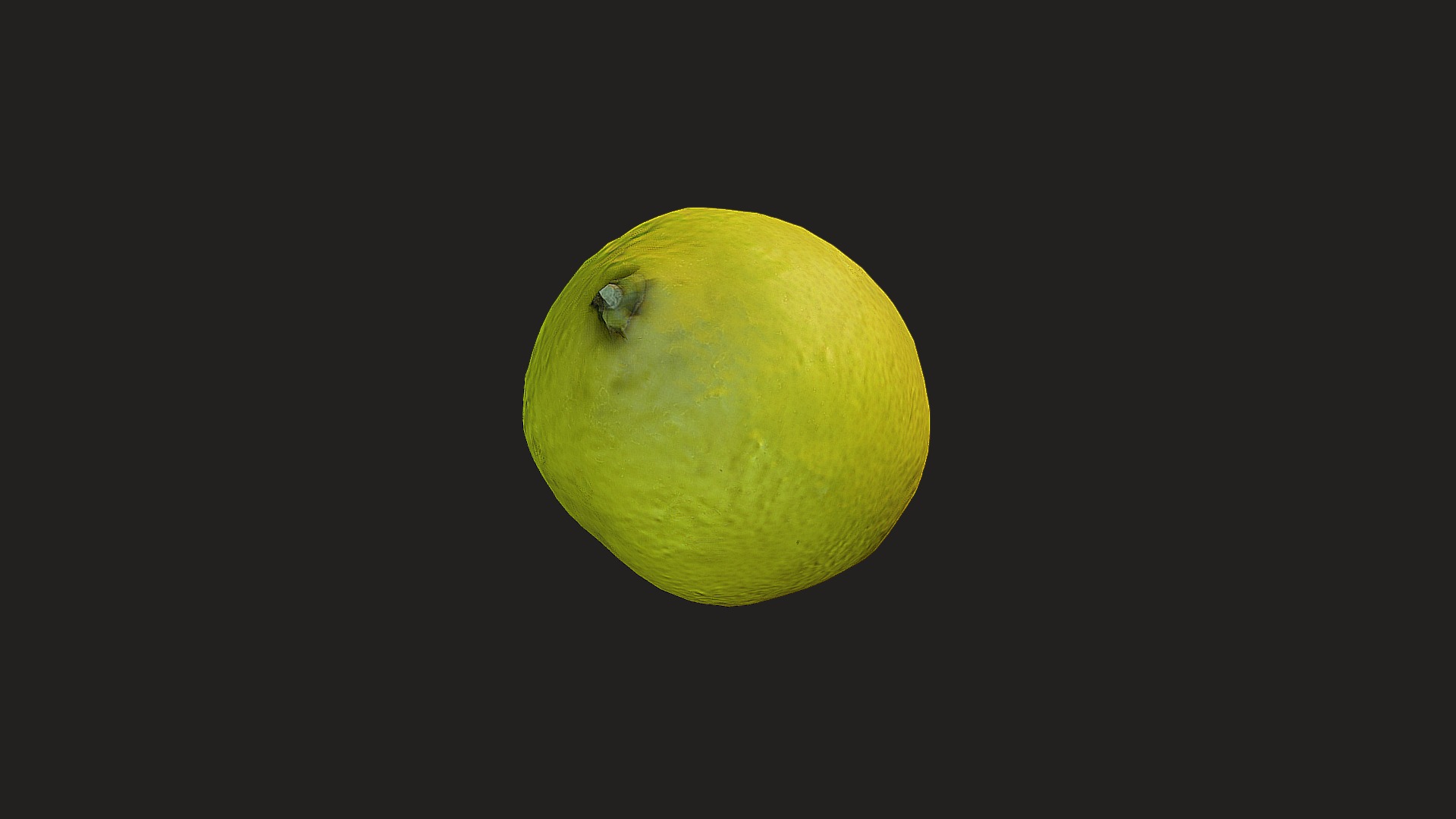 3D model Lemon low poly - This is a 3D model of the Lemon low poly. The 3D model is about logo.