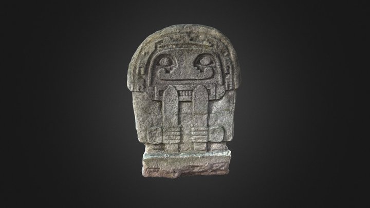The copy of Aztec idol #6 3D Model