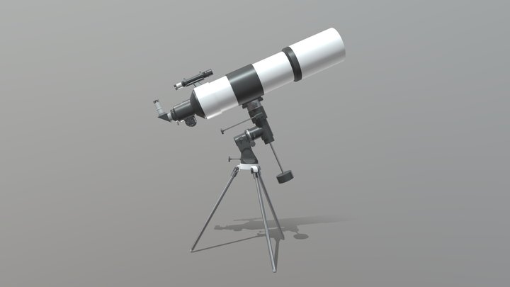 Telescope-3d-model 3D models - Sketchfab