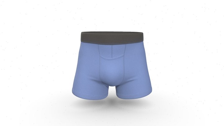 Men Underwear 3D Model