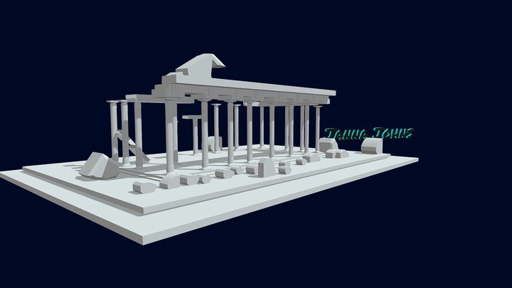 Wk3 Doric Pillar Janna Johns 3D Model