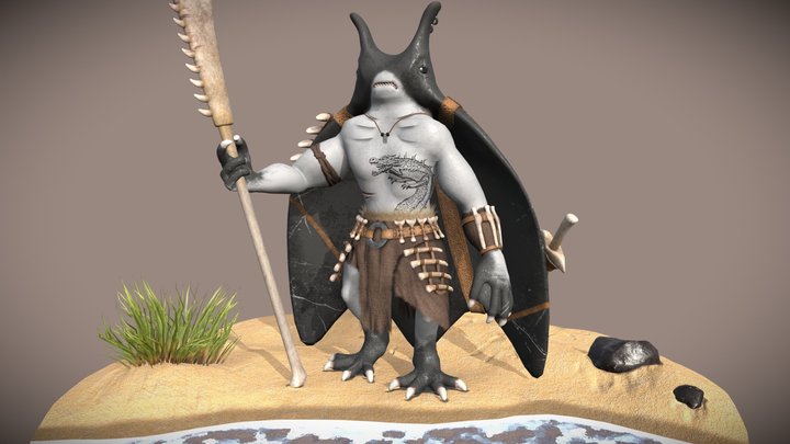 Mantaray Warrior 3D Model