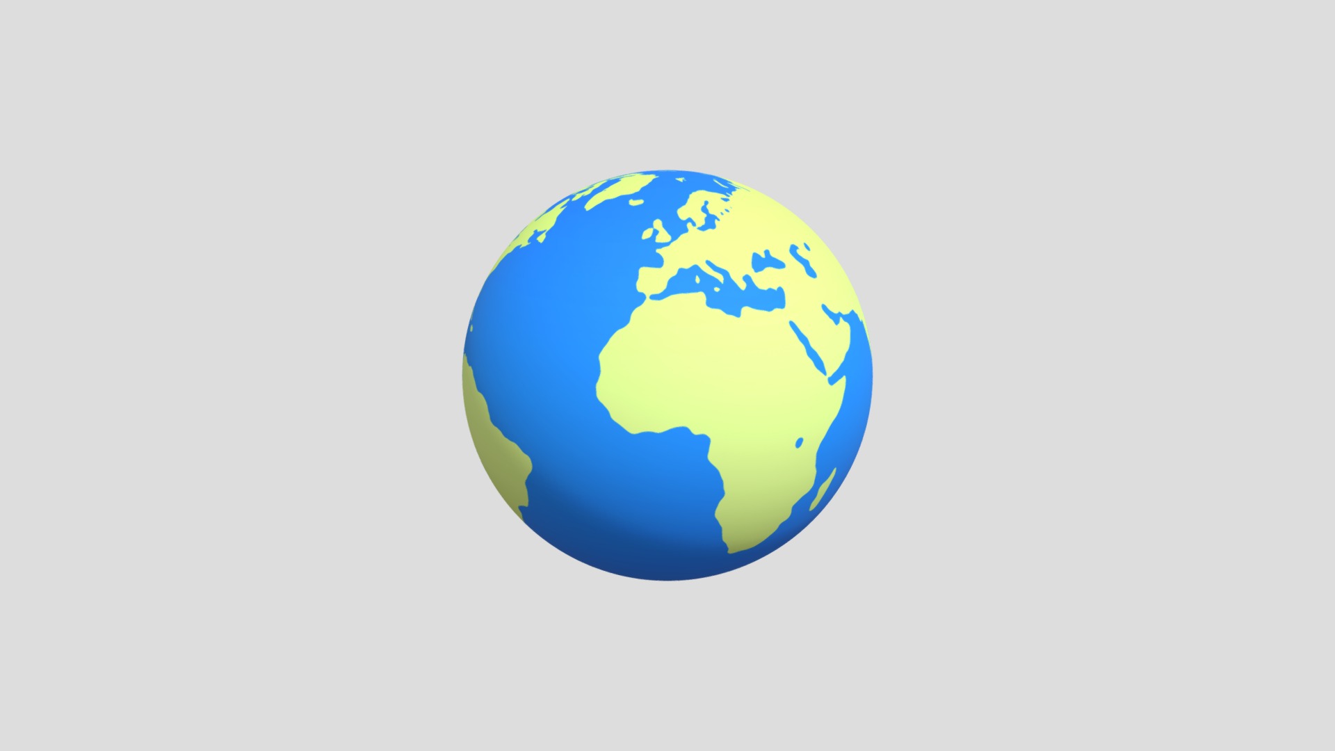 3D model Globe - This is a 3D model of the Globe. The 3D model is about logo.