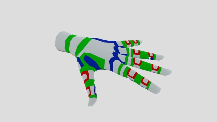 Hand Topology 3D Model