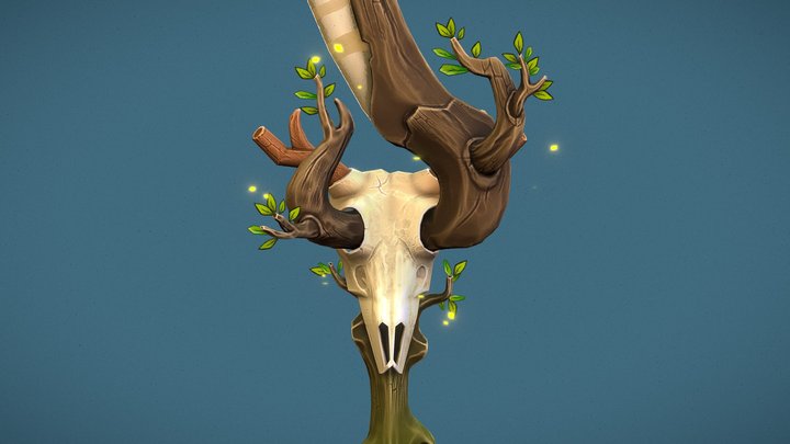Tree Sword Stylized 3D Model