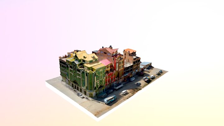 Mamani buildings in El Alto - The 2050 Project 3D Model
