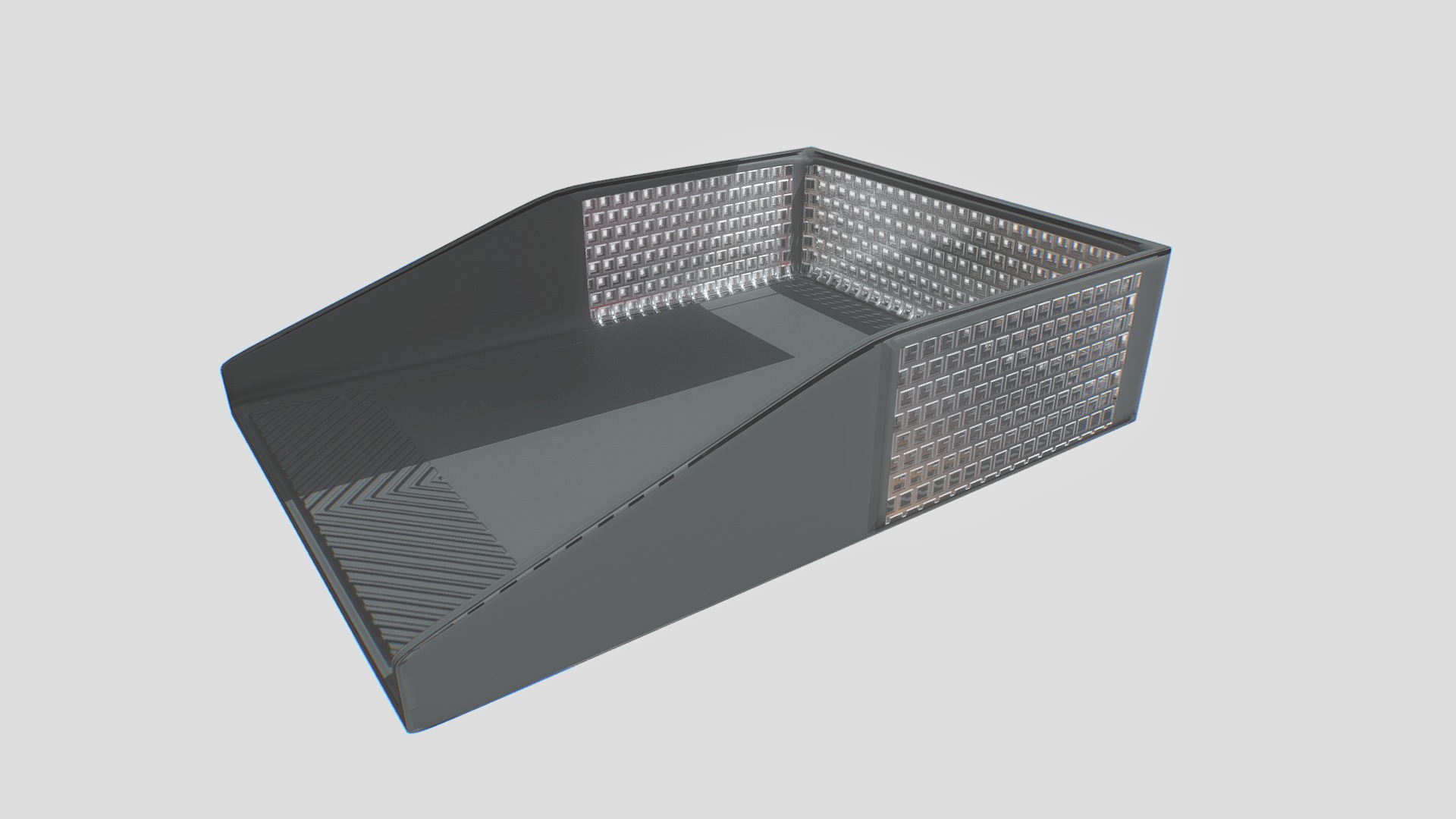 3D model Paper Tray - This is a 3D model of the Paper Tray. The 3D model is about surface chart.