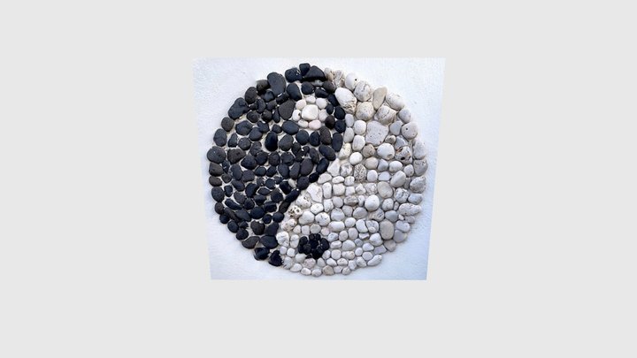Yin and yang 3D Model