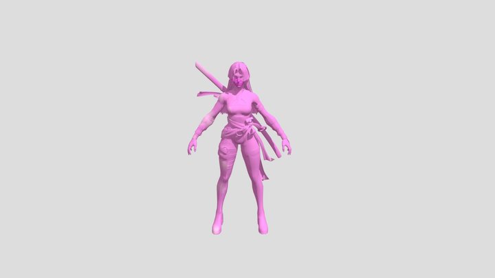 Marvel Rivals - Psylocke Vengeance 3D Model