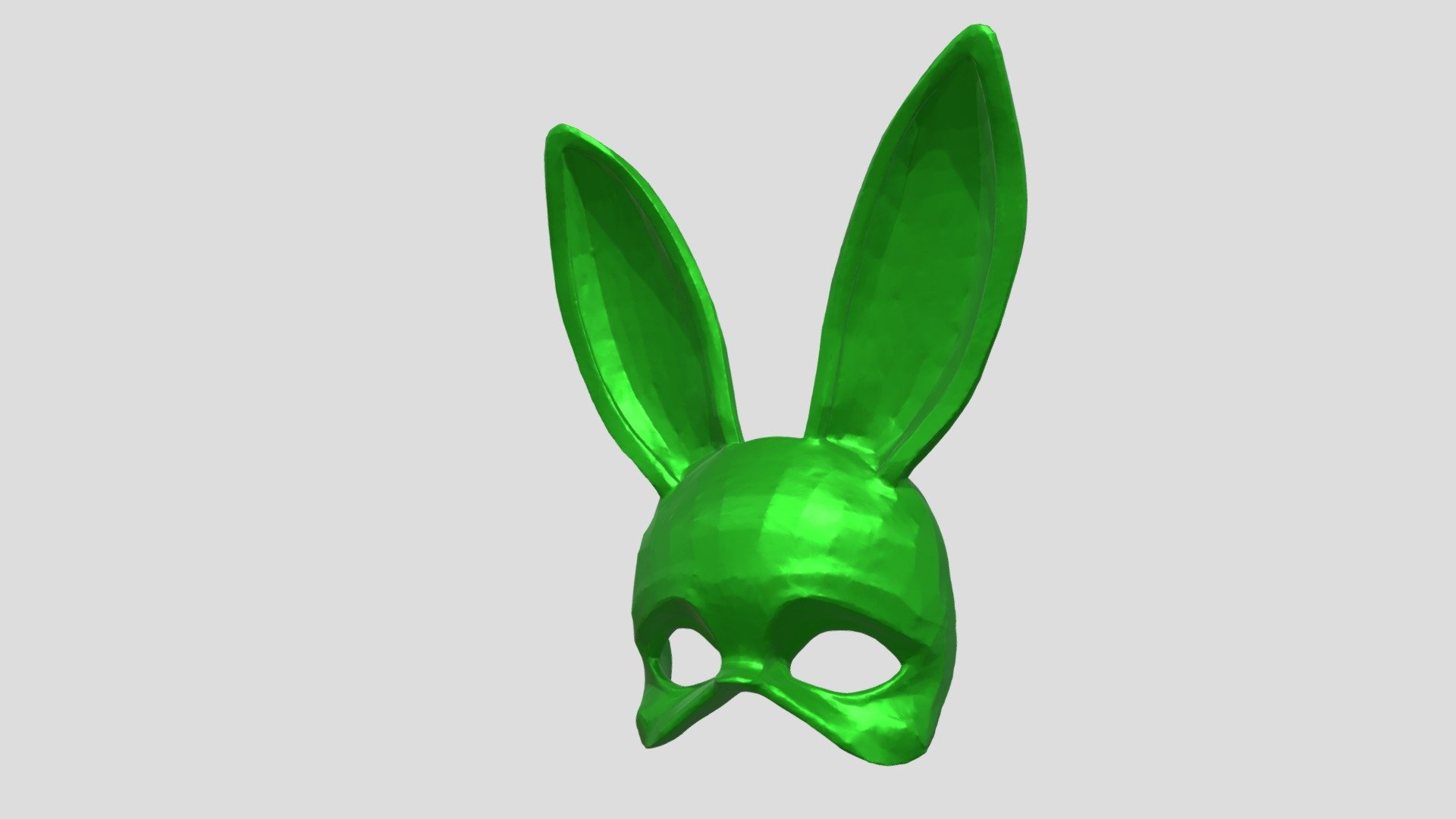 Neon Bunny Mask - 3D model by HichamSvr [8ab6f9d] - Sketchfab