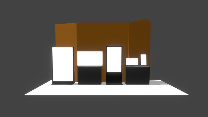 3Ddisplay showroom 3D Model