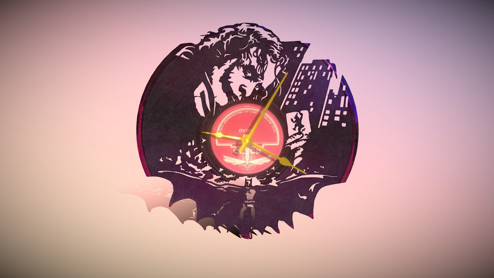 Clock Vinyl Batman
