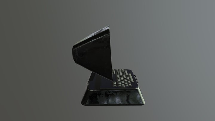 hero prop retro computer 3D Model