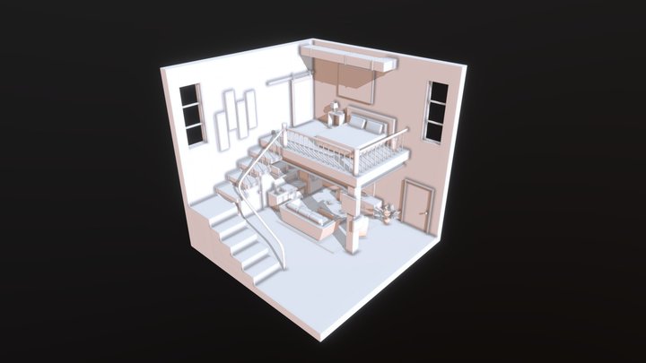 Stylized Room (WIP!) – Free 3D Model STL