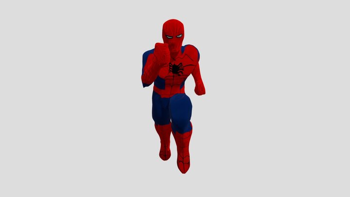 Spiderman web of shadows corriendo 3D Model