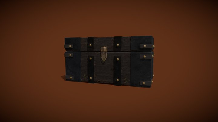 Royal Chest 3D Model