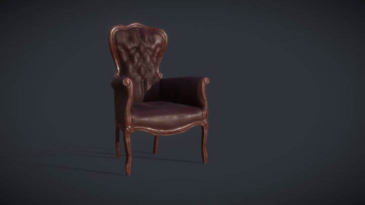 Victorian Armchair 3D Model