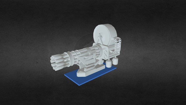 Machine Gun 3D Model