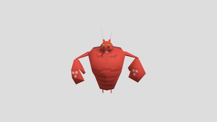 Sponge Bob The Yellow Avenger - Larry Lobster 3D Model