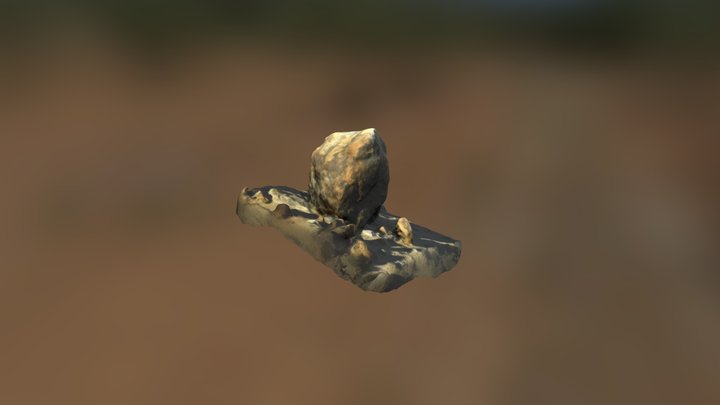 Exposed Granite Boulders In Alabama Hills 3D Model