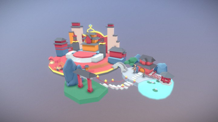 Basic Land 3D Model