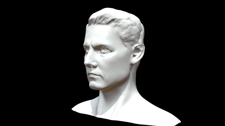 Tom Cruise Sculpture 3D Model