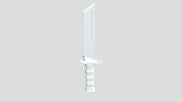 Knife Bayonet 3D Model