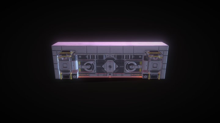 sci-fi door 3D Model