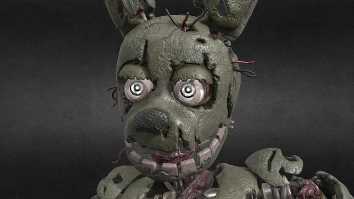 FNaF HW Springtrap ReTexture & Remesh