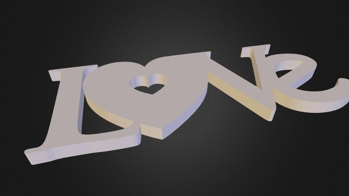 love 3D Model
