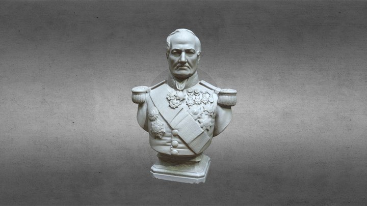 Lieutenant General J.J.E. Chapelié_Restored 3D Model