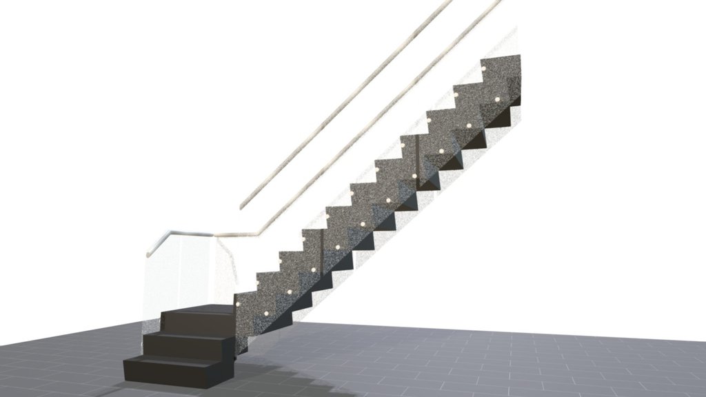 Z shape block stair Saw with Glass