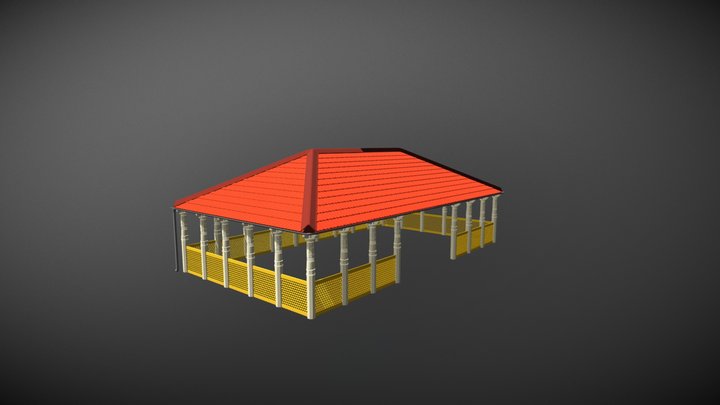 indian old house 3D Model