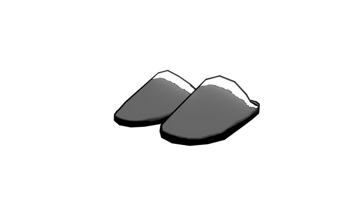 Anime slippers 3D Model