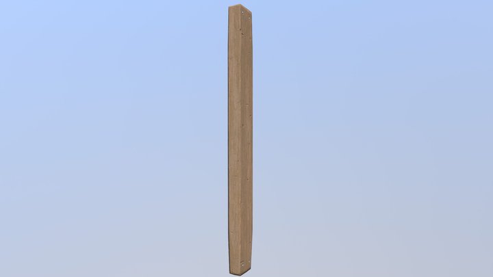 plank 3D Model