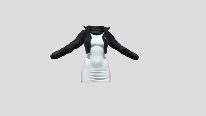 Cyberpunk Dress 3D Model