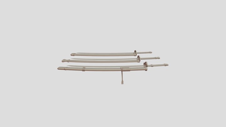 3 Zoro sword #RobolabChallenge2025 3D Model
