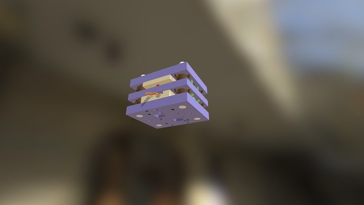 TROQUEL PROGRESIVO DE CORTE Y DOBLADO 3D Model