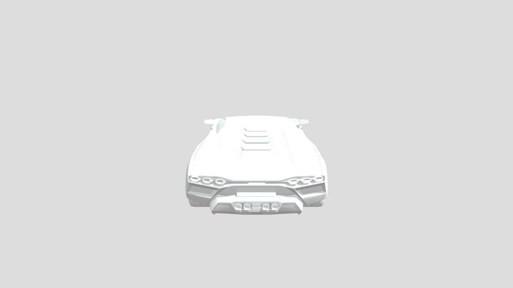 Lamborghini Countach LP800 3D Model