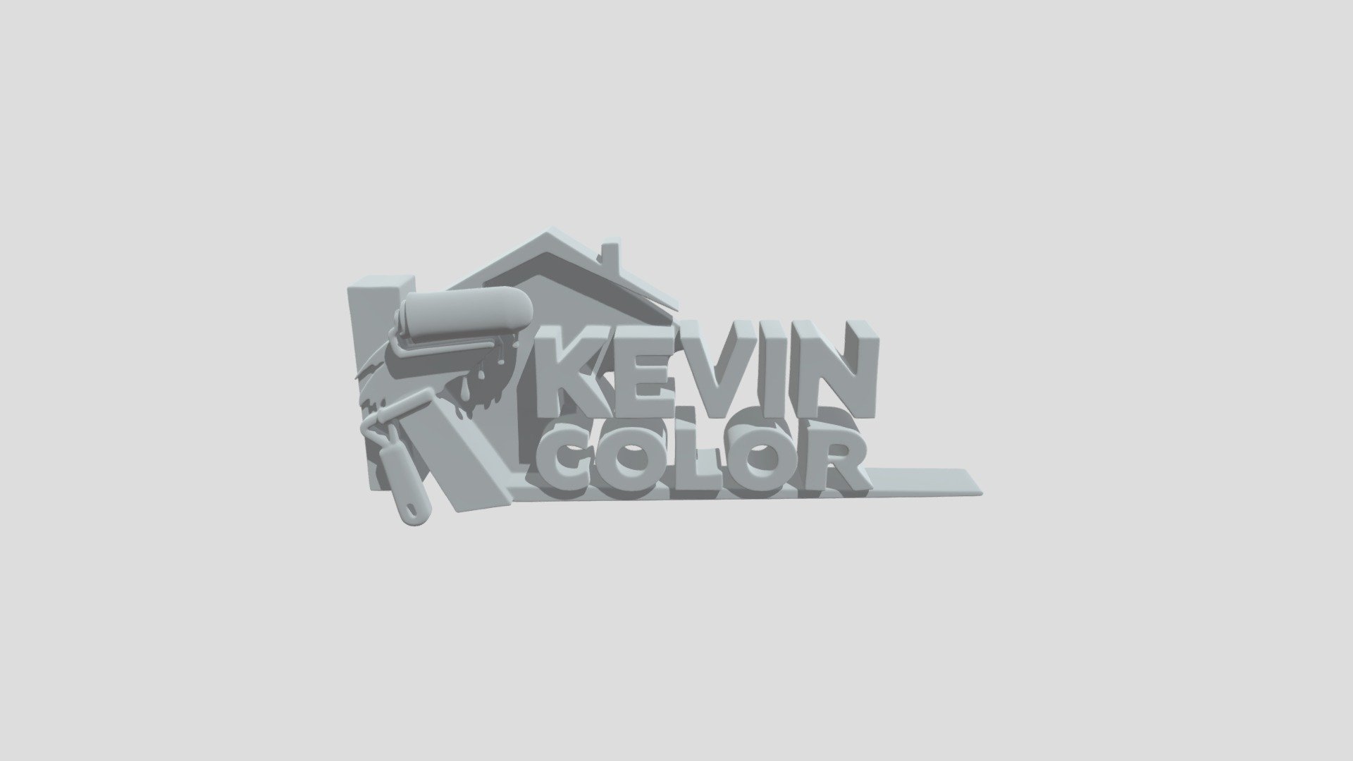 Kevin Color Logo - 3D model by slkgdlfkgj [8ac2662] - Sketchfab