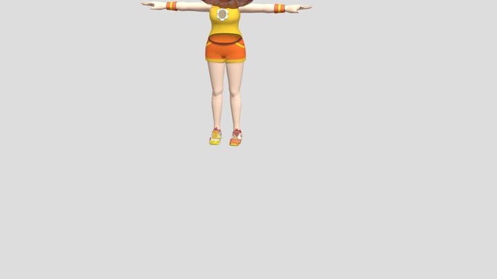 Nintendo Switch - Mario Tennis Aces - Playable C 3D Model