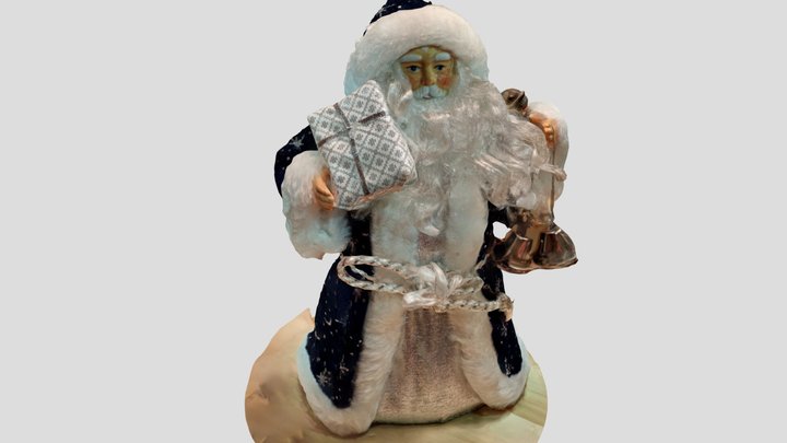 Santa Claus Christmas Decoration 3D Model