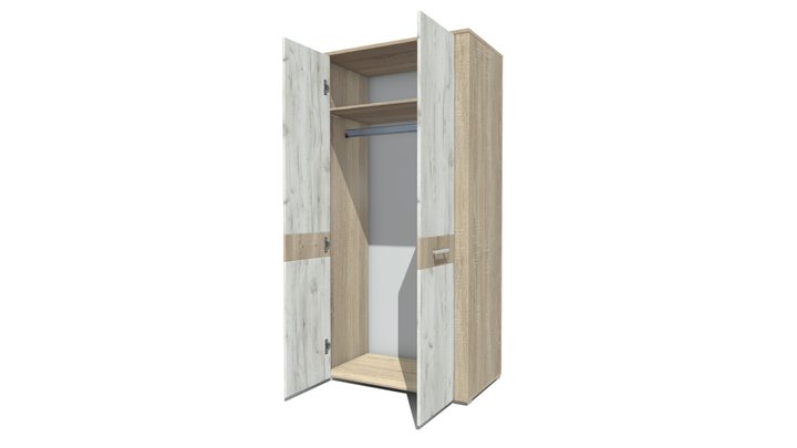 Шкаф для одежды КЛ-003 – Modèle 3D gratuit STL