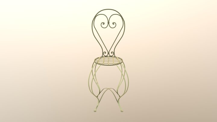 Metal chair 3D Model